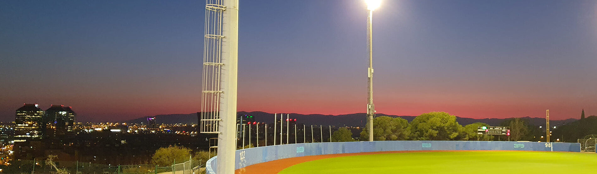 Stadium Montjuic Sunset